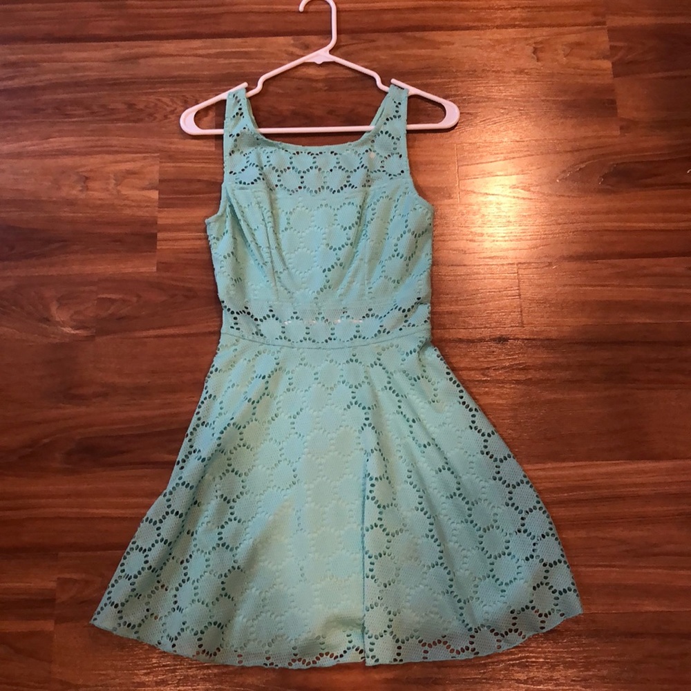 green skater dress!